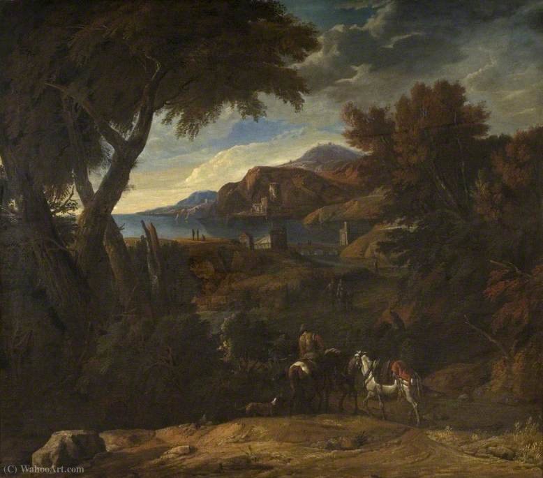 Landscape With Pack Mules — Јан Франс Ван Блумен