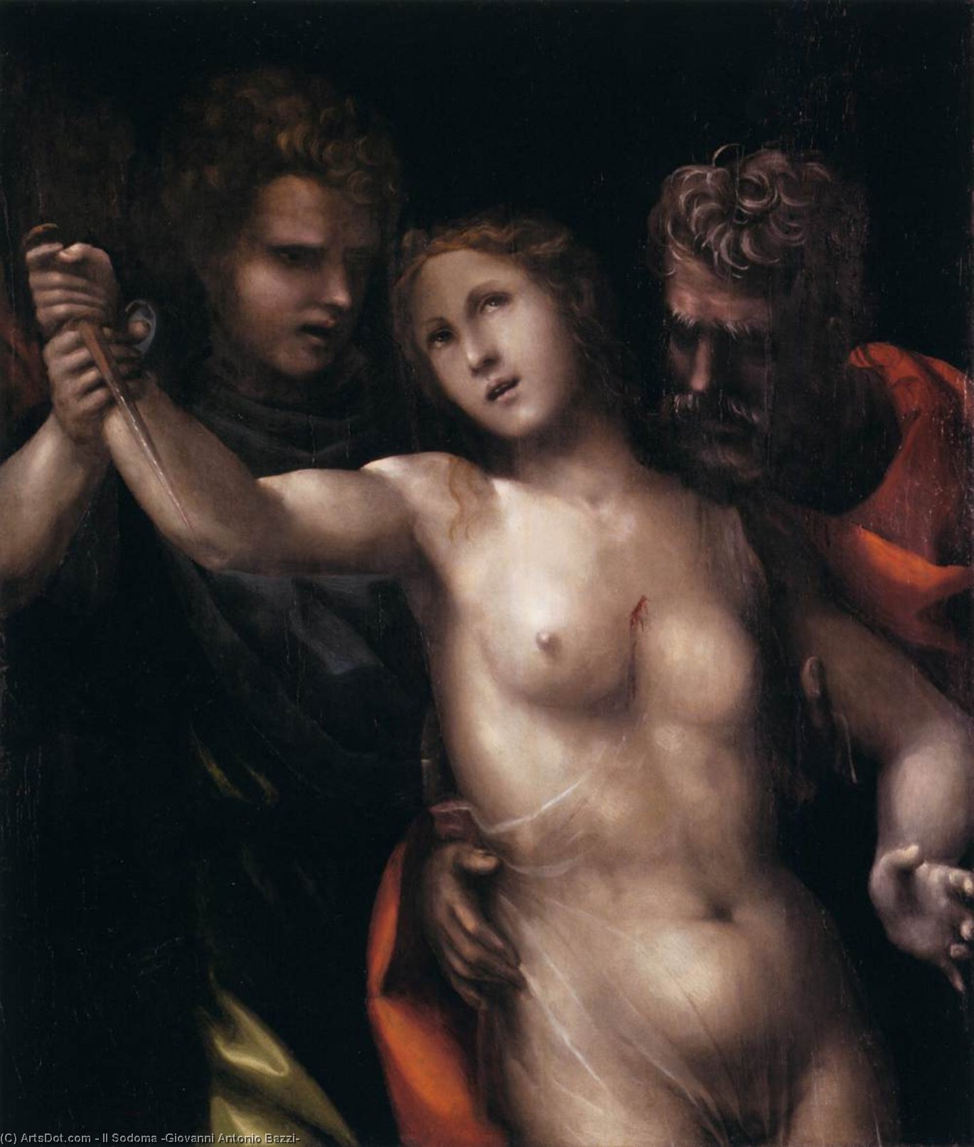 The Death Of Lucretia — Il Sodoma (giovanni Antonio Bazzi)