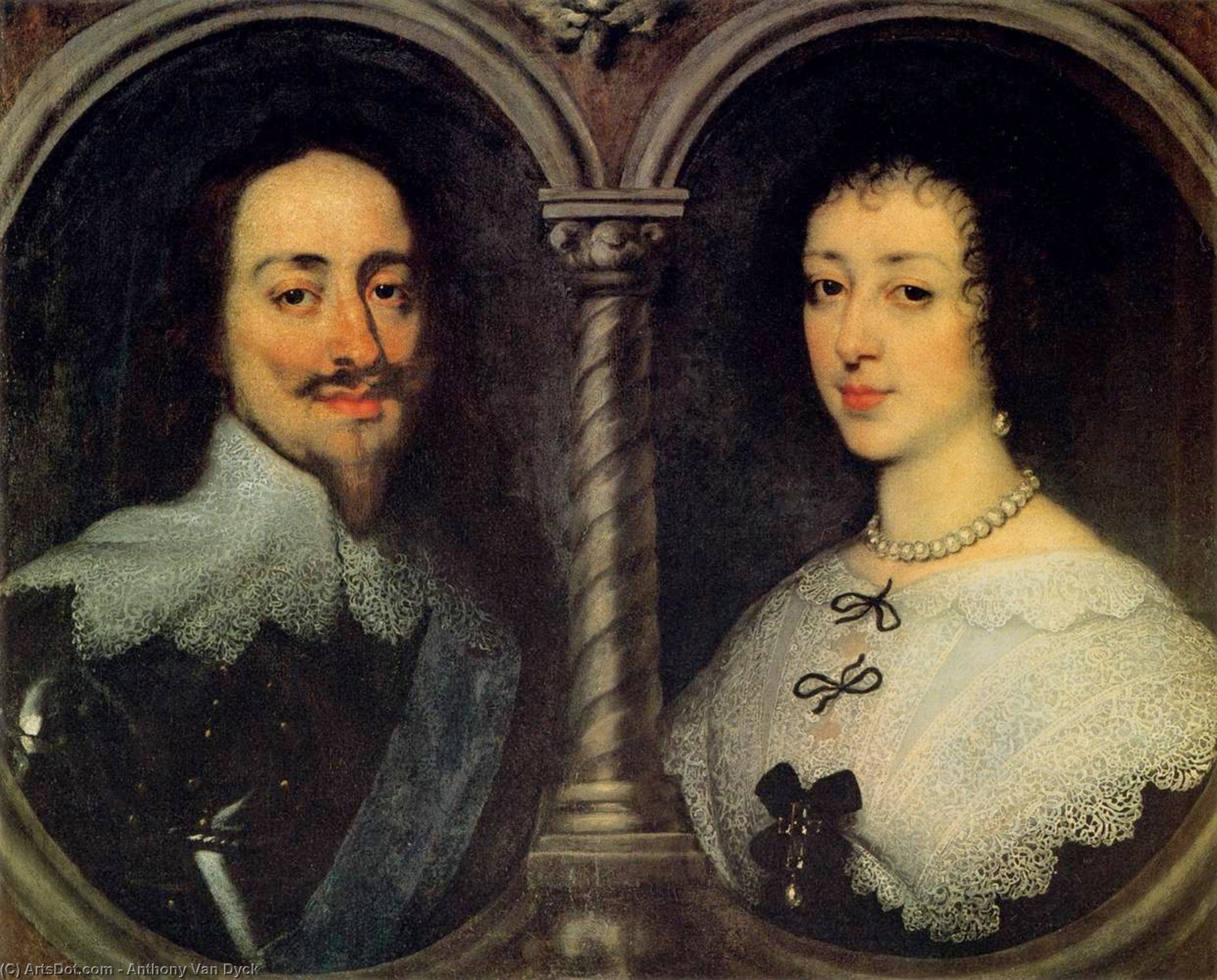 Charles I Of England And Henrietta Of France — Sir Anthony Van Dyck