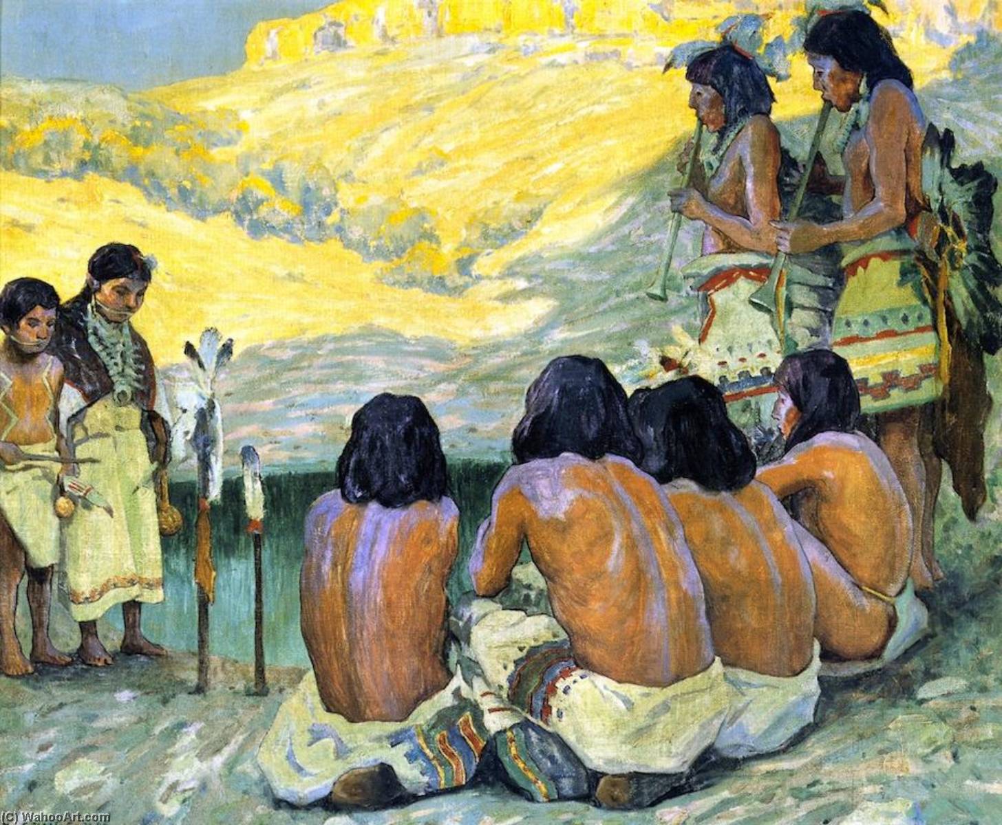 The Flute Ceremony — Eanger Irving Couse