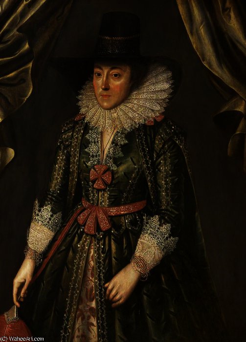 Dorothy, Lady Done, Née Wilbraham — Marcus The Younger Gheeraerts