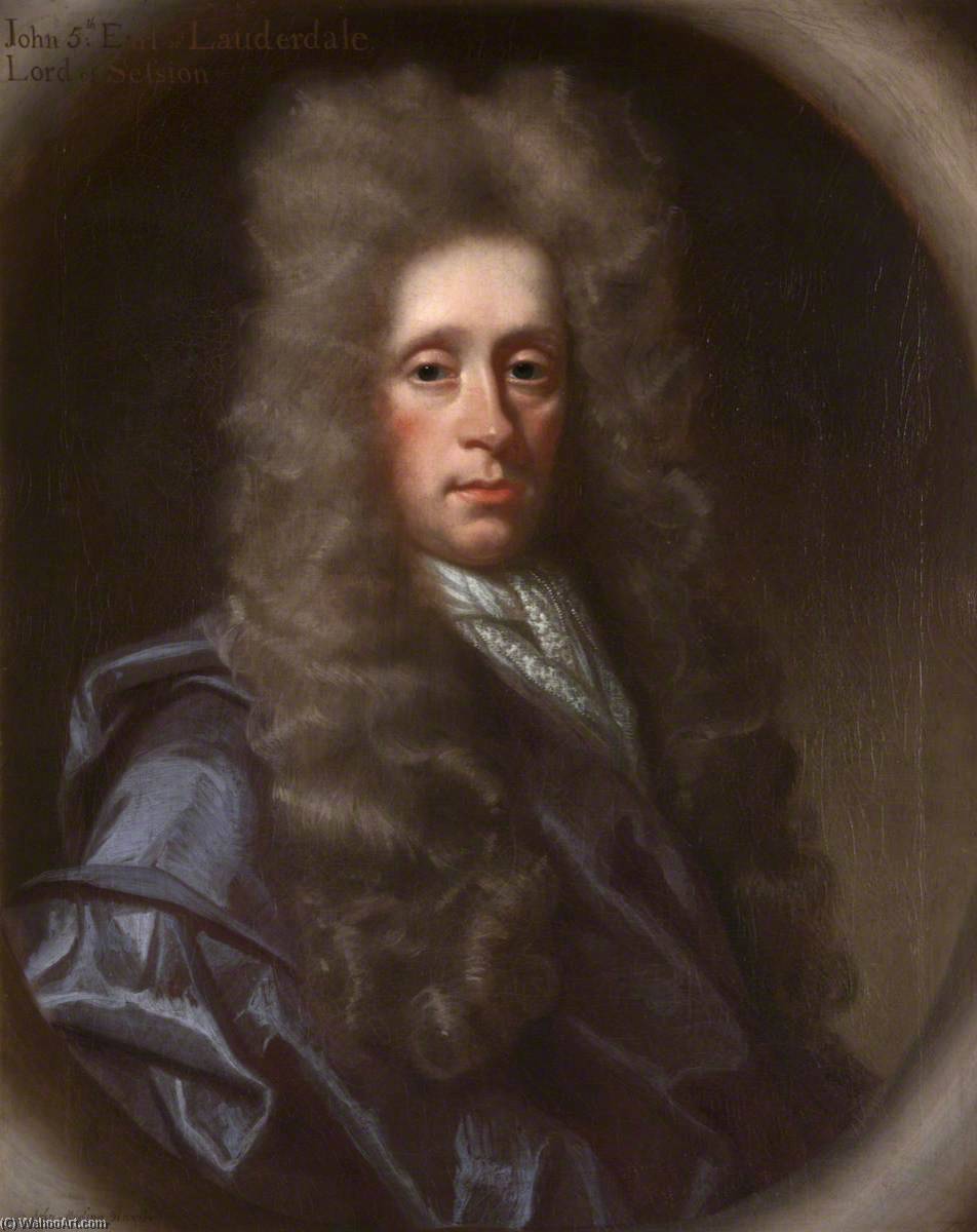 John Lauder (d.1710), 5th Earl Of Lauderdale, Lord Of Session — John Baptist De Medina