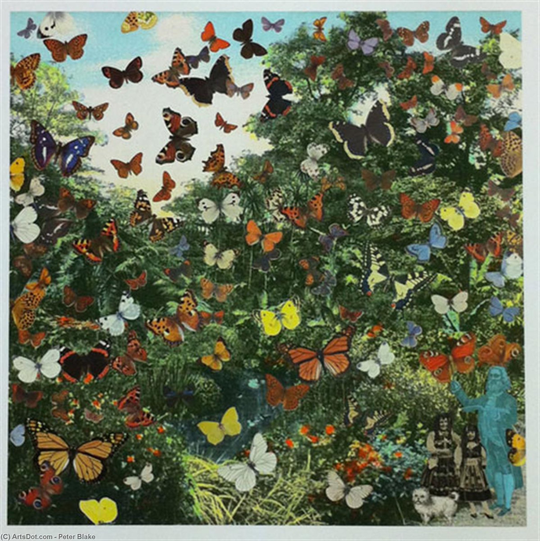 Appearance Of The Butterfly Man — Peter Blake