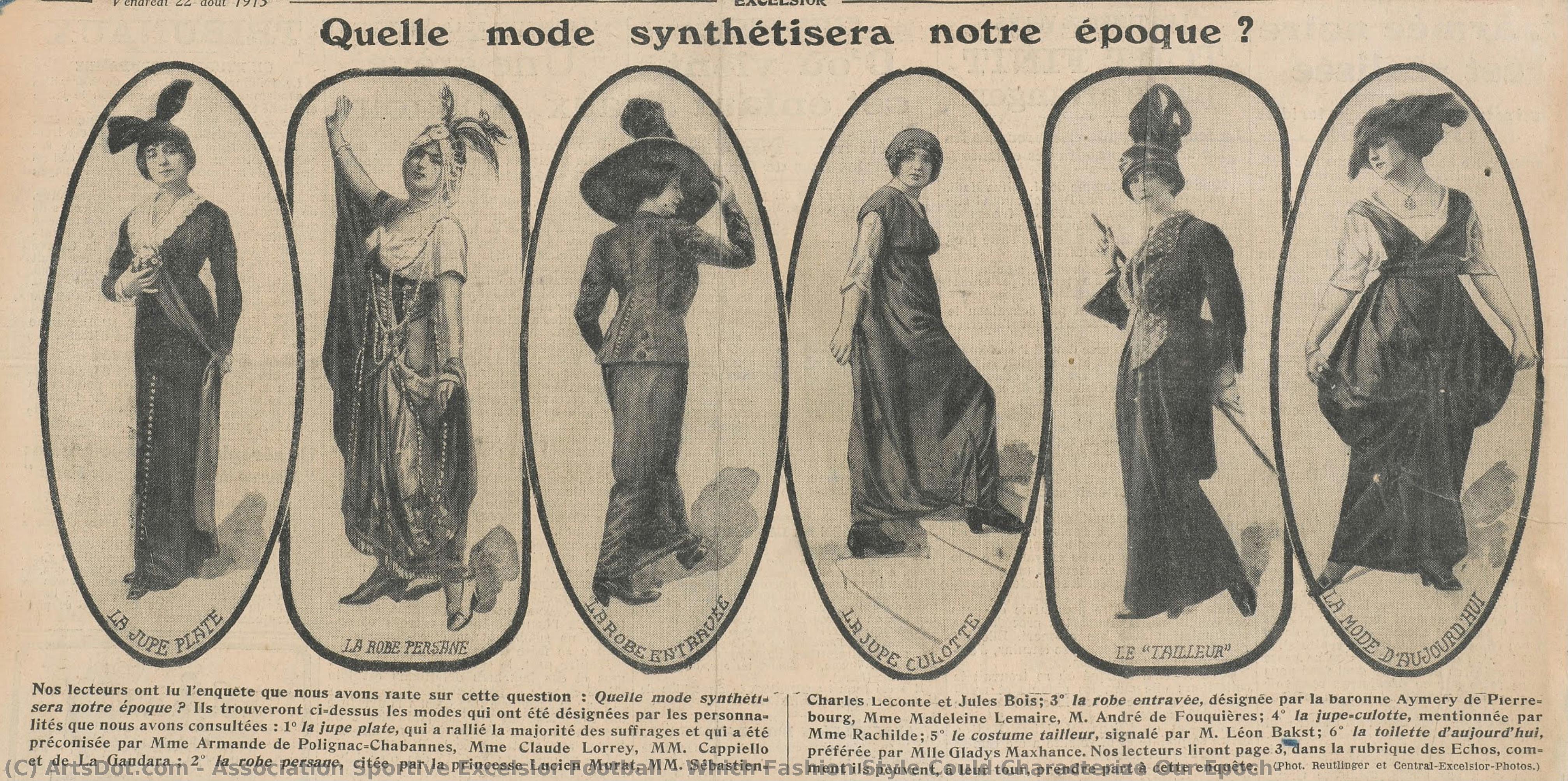 Which Fashion Style Could Characterize Our Epoch? — Association Sportive Excelsior Football