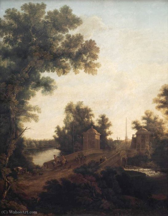 The Stone Bridge In Gatchina Near Constable Square — Semyon Fyodorovich Shchedrin