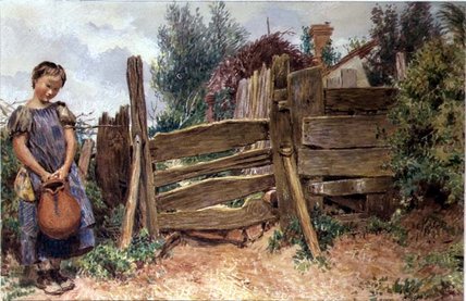 The Broken Pitcher — William Henry Hunt