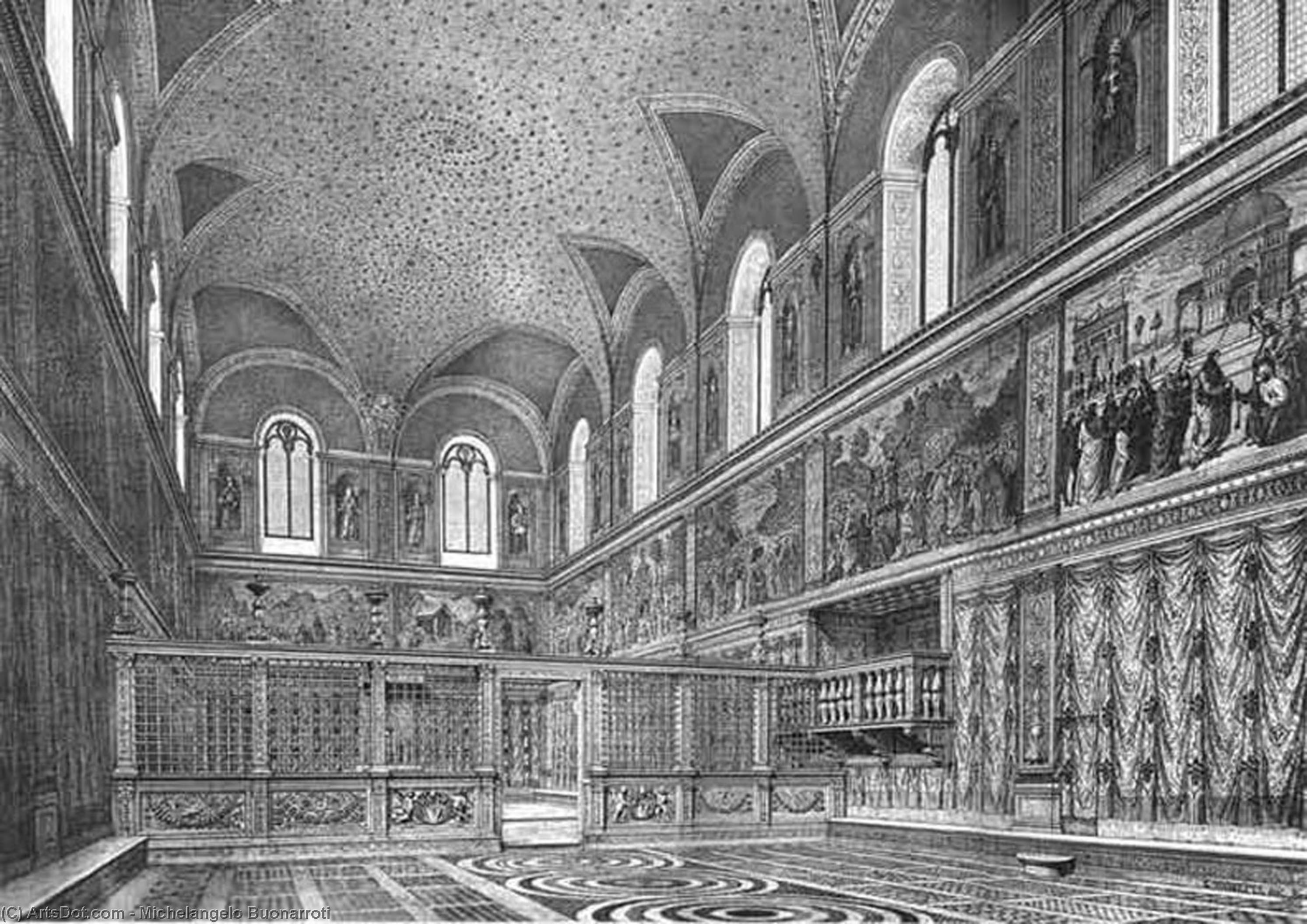 Reconstruction Of The Interior — Michelangelo Buonarroti