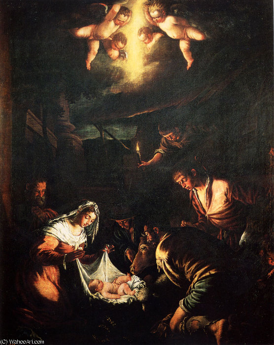 The Adoration Of The Shepherds — Jacopo Bassano (jacopo Da Ponte)
