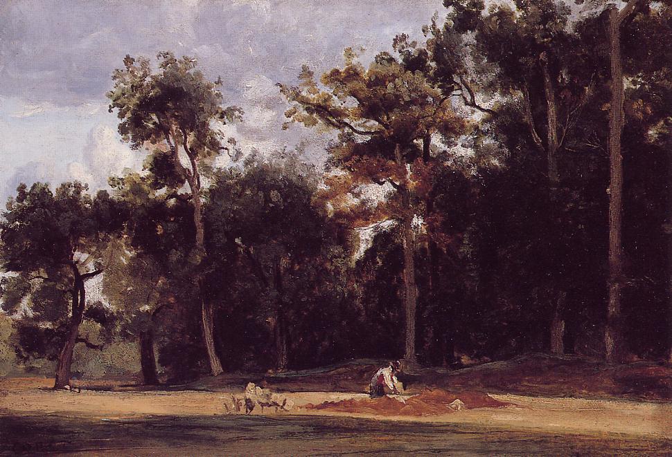 The Paver Of The Chailly Road — Jean-baptiste-camille Corot