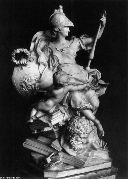Catherine The Great As Minerva — Jean-pierre-antoine Tassaert