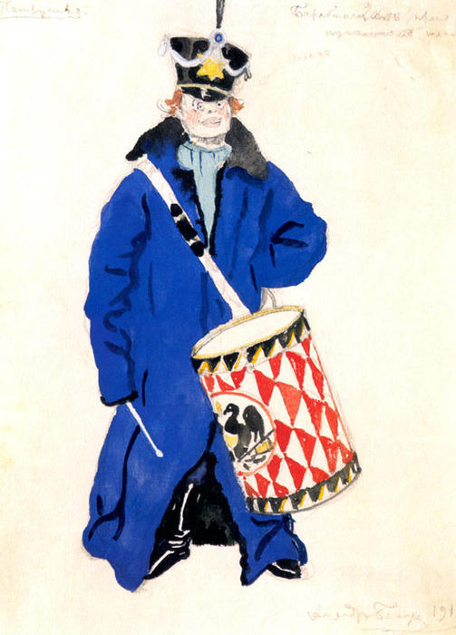 Drummer Of A Puppetry — Alexandre Benois
