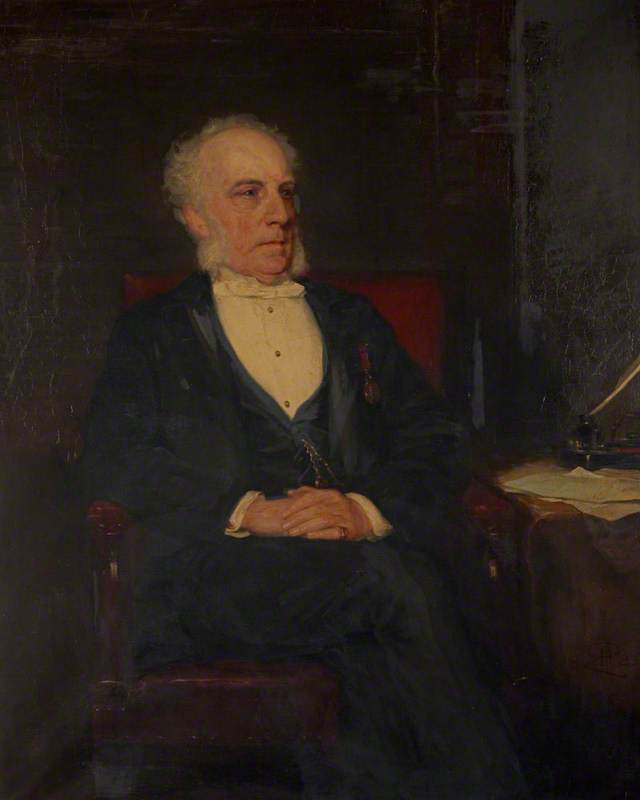 Bouverie Francis Primrose (1813–1898), Secretary To The Board Of Trustees For Manufactures And Fisheries — Robert Inerarity Herdman