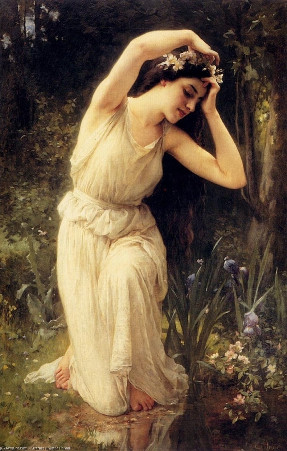 A Nymph In The Forest — Charles Amable Lenoir