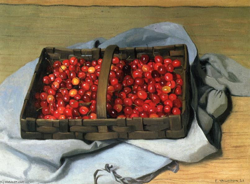 Basket Of Cherries — Félix Vallotton