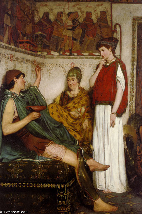 Sir Lawrence The Soldier Of Marathon — Lourens Alma Tadema