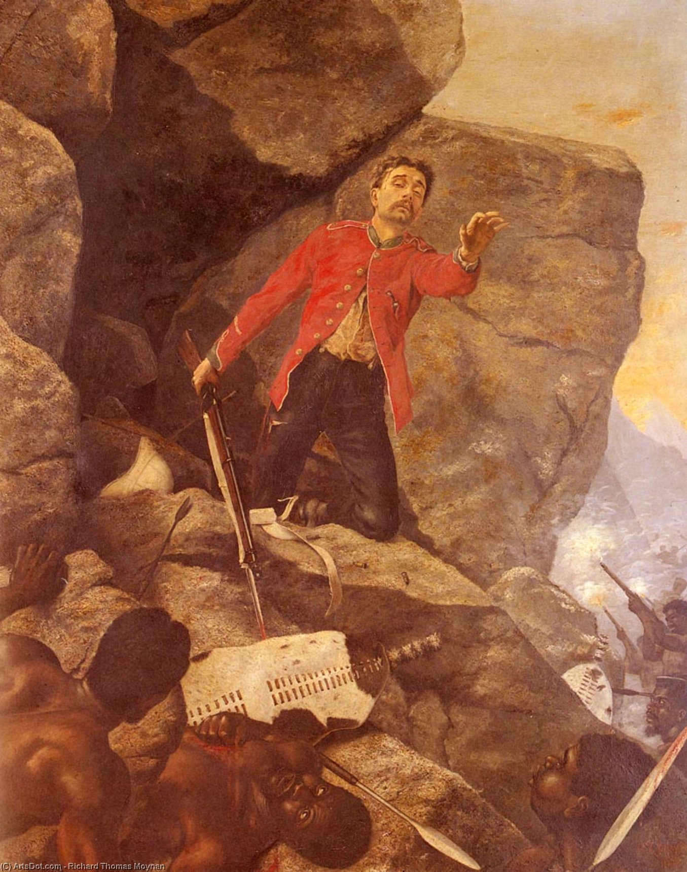 The Last Of The 24th, Isandula, (1879) — Richard Thomas Moynan