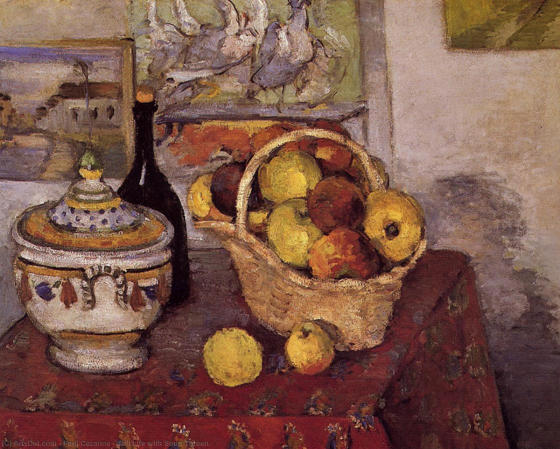 Still Life With Soup Tureen — Paul Cézanne