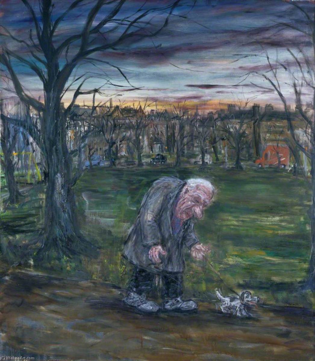 Old Man And Puppy — Henry Kondracki