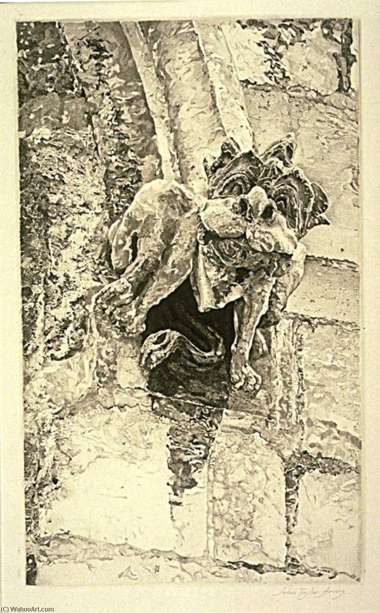 The Gothic Spirit, From The Gargoyle Series No. 8 — John Taylor Arms