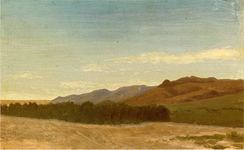 The Plains Near Fort Laramie — Albert Bierstadt