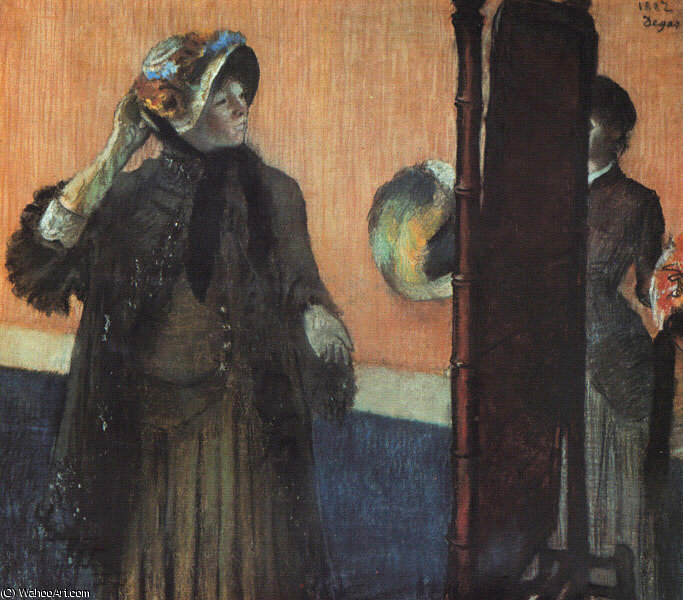 At The Milliner's, Metropolitan Museum Of Art At — Edgar Degas