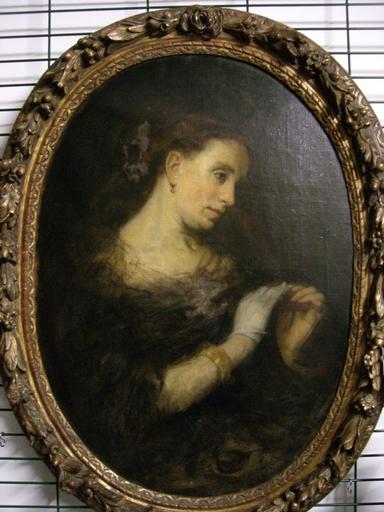 Portrait De L'épouse Du Peintre (marguerite Laurence Deshayes) — Boulard Auguste Marie