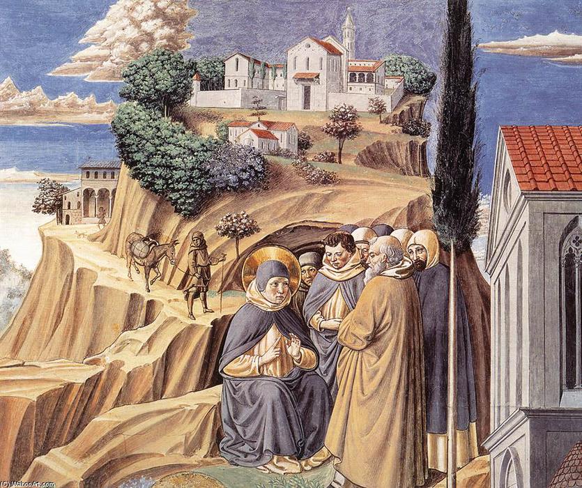 The Parable Of The Holy Trinity (detail) — Benozzo Gozzoli