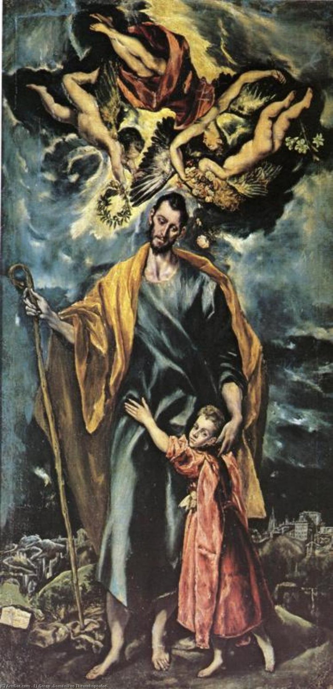 St Joseph And The Christ Child — Ел Греко