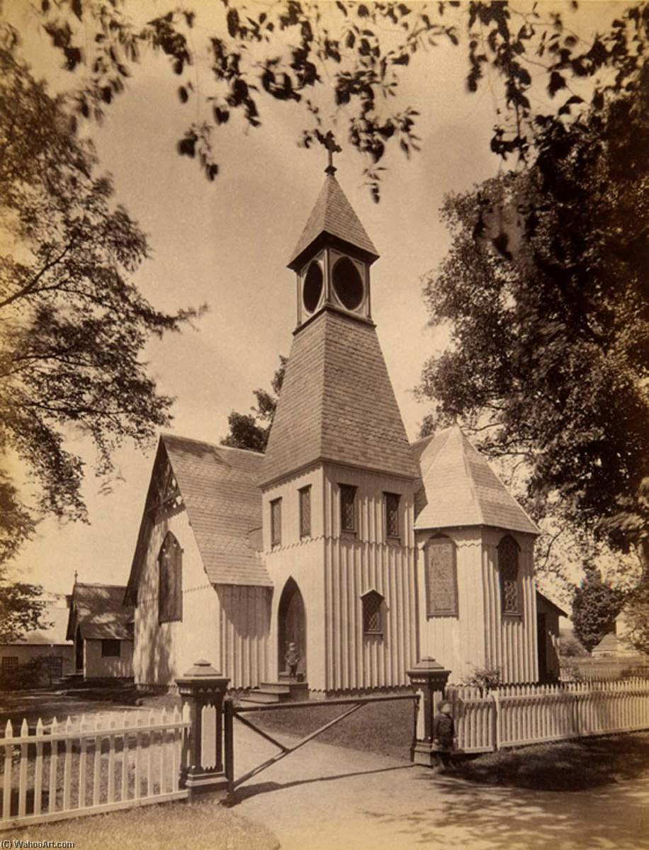 Episcopal Church, From The Album Views Of Charlestown, New Hampshire — Gotthelf Pach
