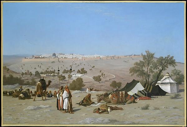 Jerusalem From The Mount Of Olives — Charles Théodore Frère Dit Frère Bey
