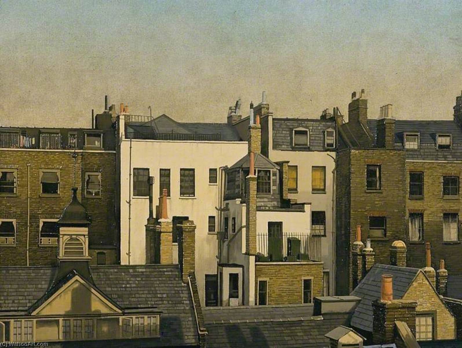 The Backs Of Houses, Harley Street, London — Algernon Cecil Newton