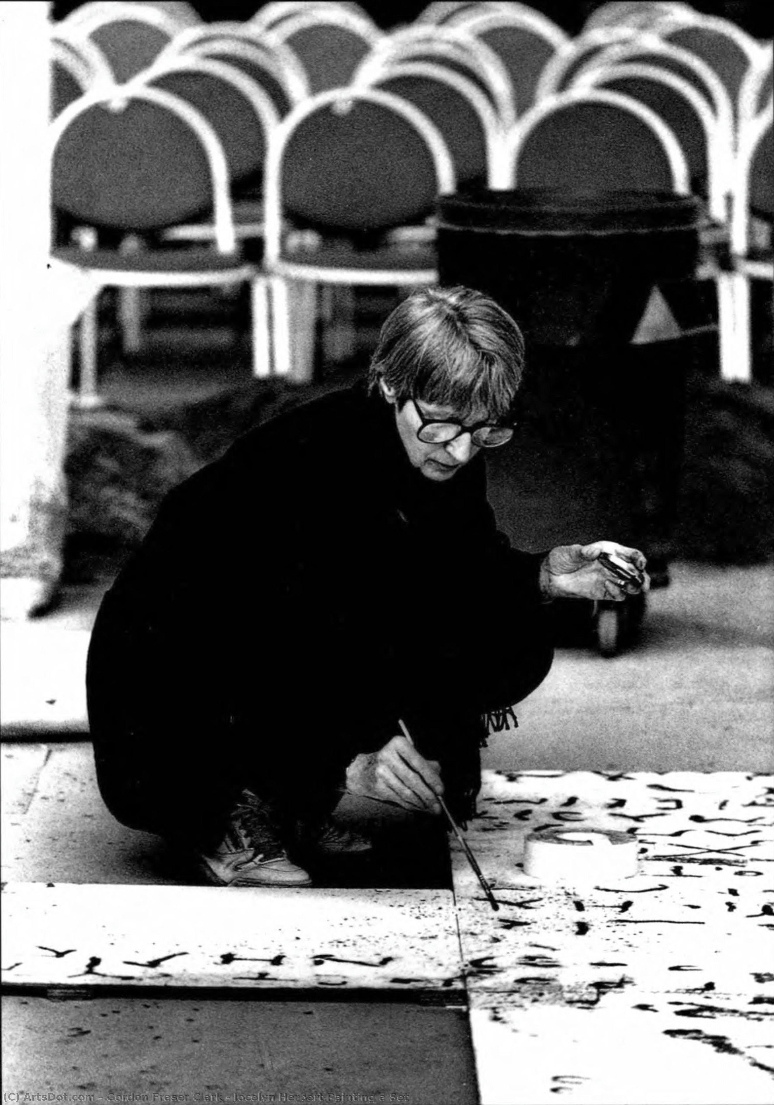 Jocelyn Herbert Painting A Set — Gordon Fraser Clark