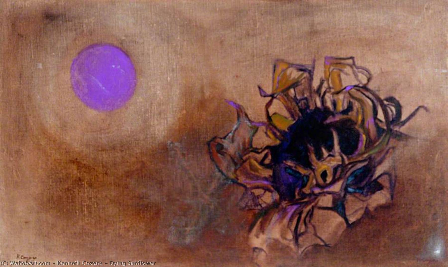 Dying Sunflower — Kenneth Cozens