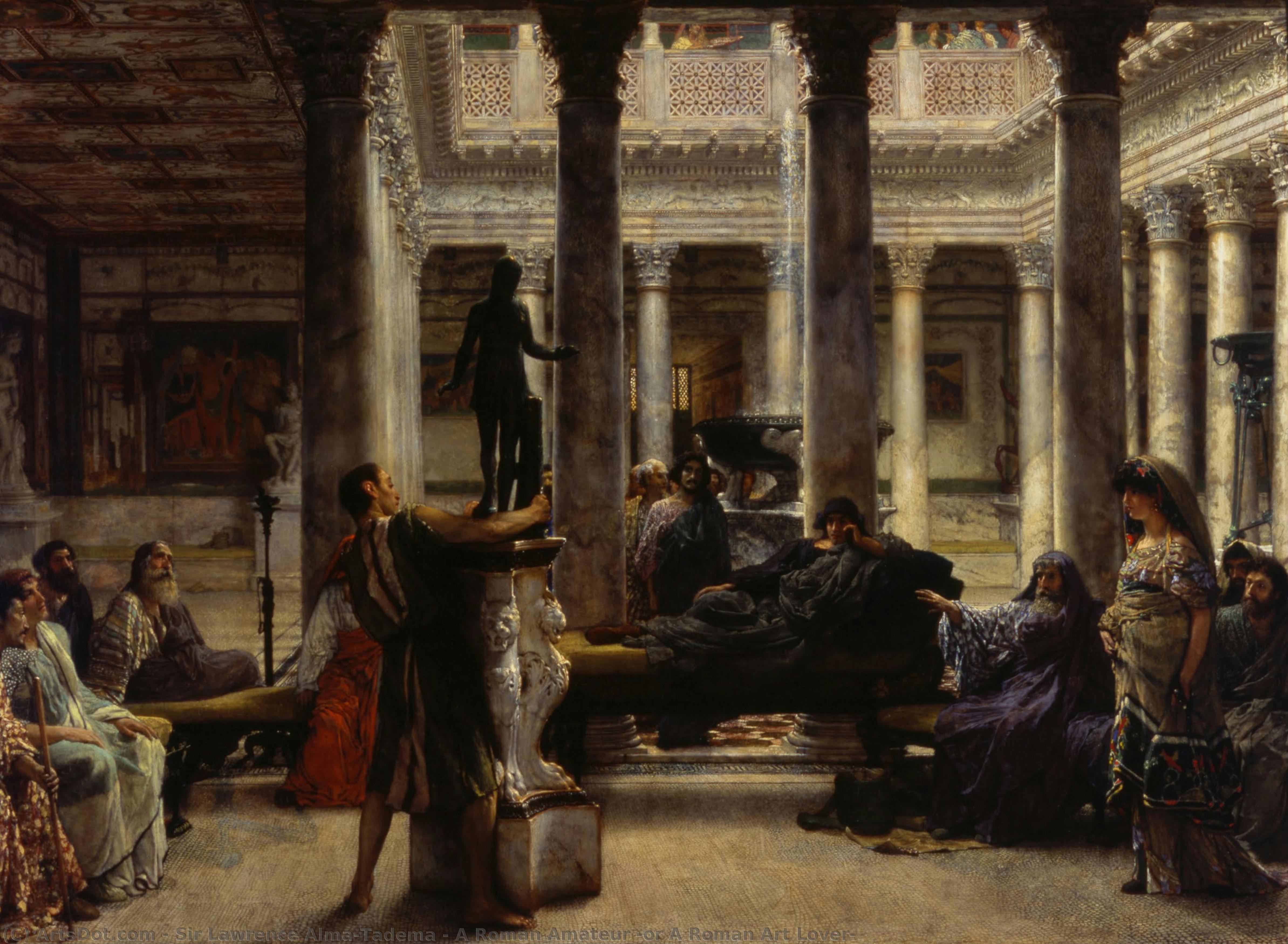 A Roman Amateur (or A Roman Art Lover) — Lourens Alma Tadema