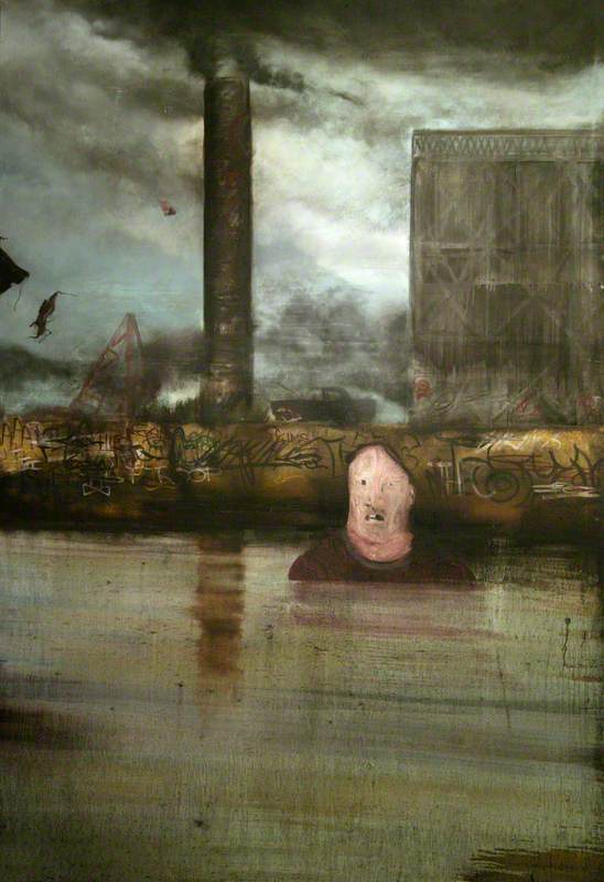 Canal (diptych, Right Panel) — Jock Mcfadyen