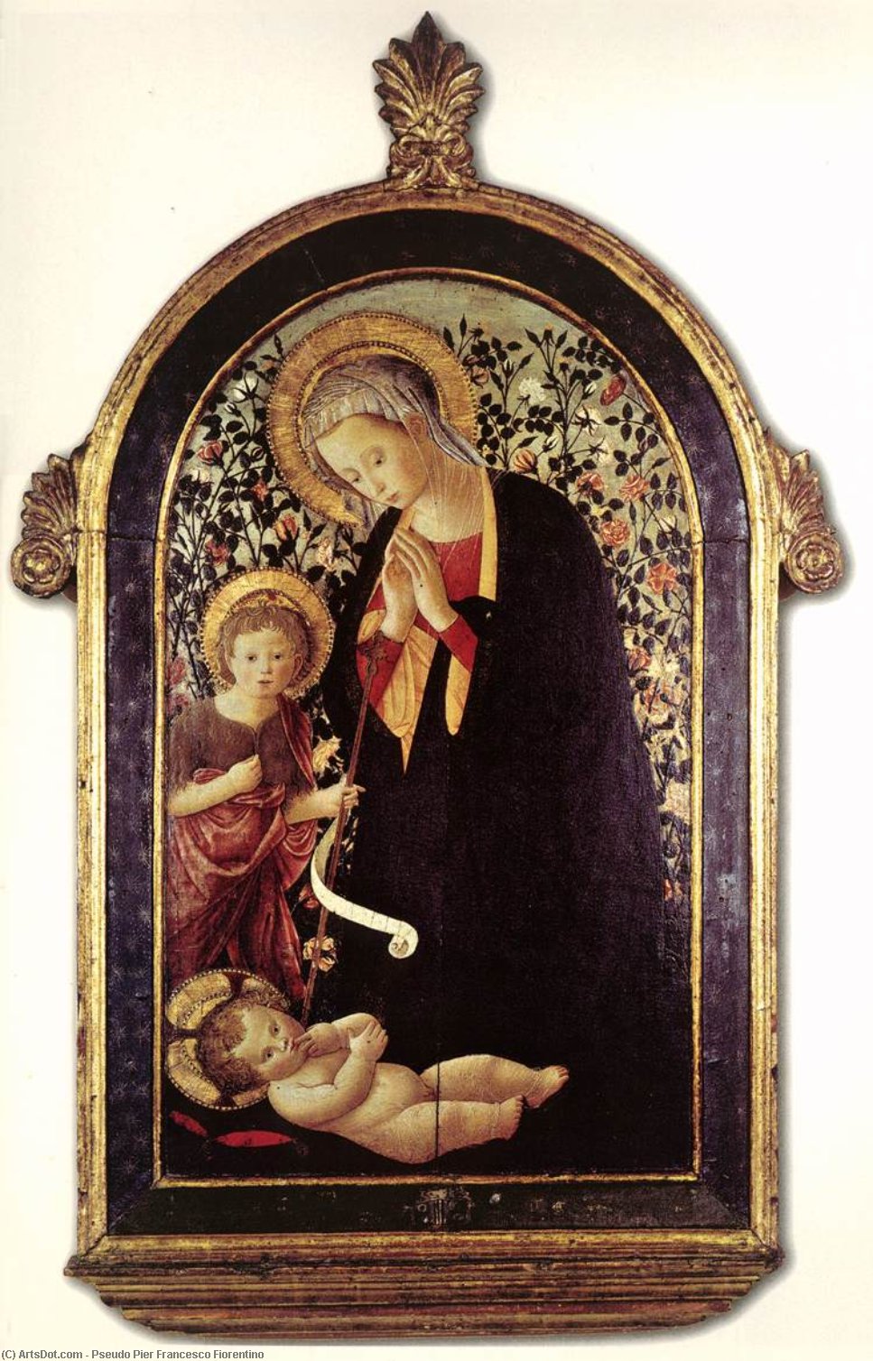 Adoration Of The Child With The Young St John — Pseudo Pier Francesco Fiorentino