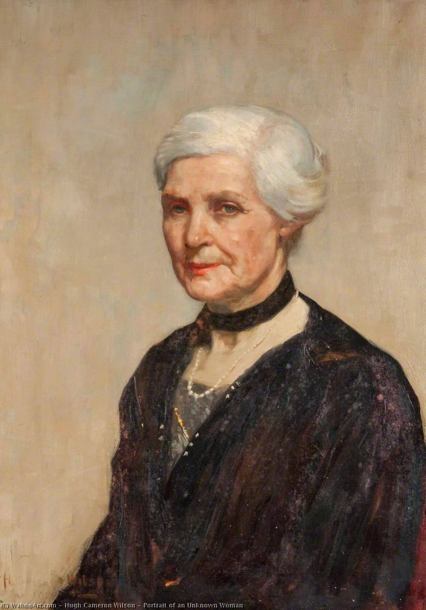 Portrait Of An Unknown Woman — Hugh Cameron Wilson
