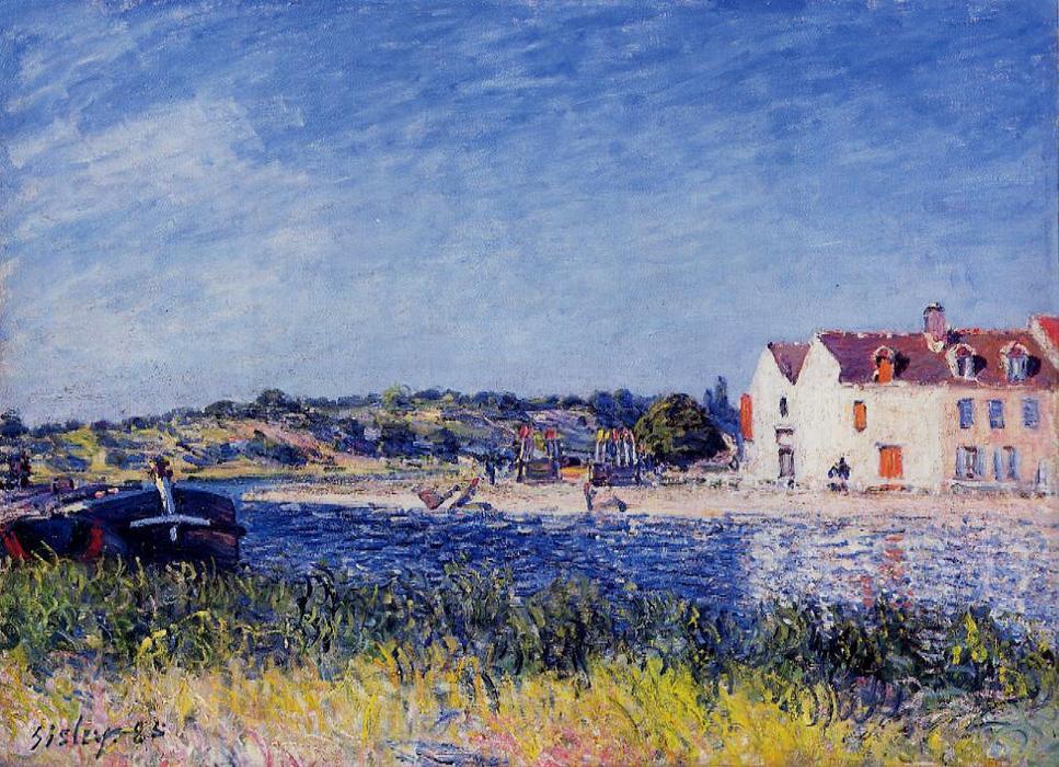 Confluence Of The Seine And The Loing — Alfred Sisley