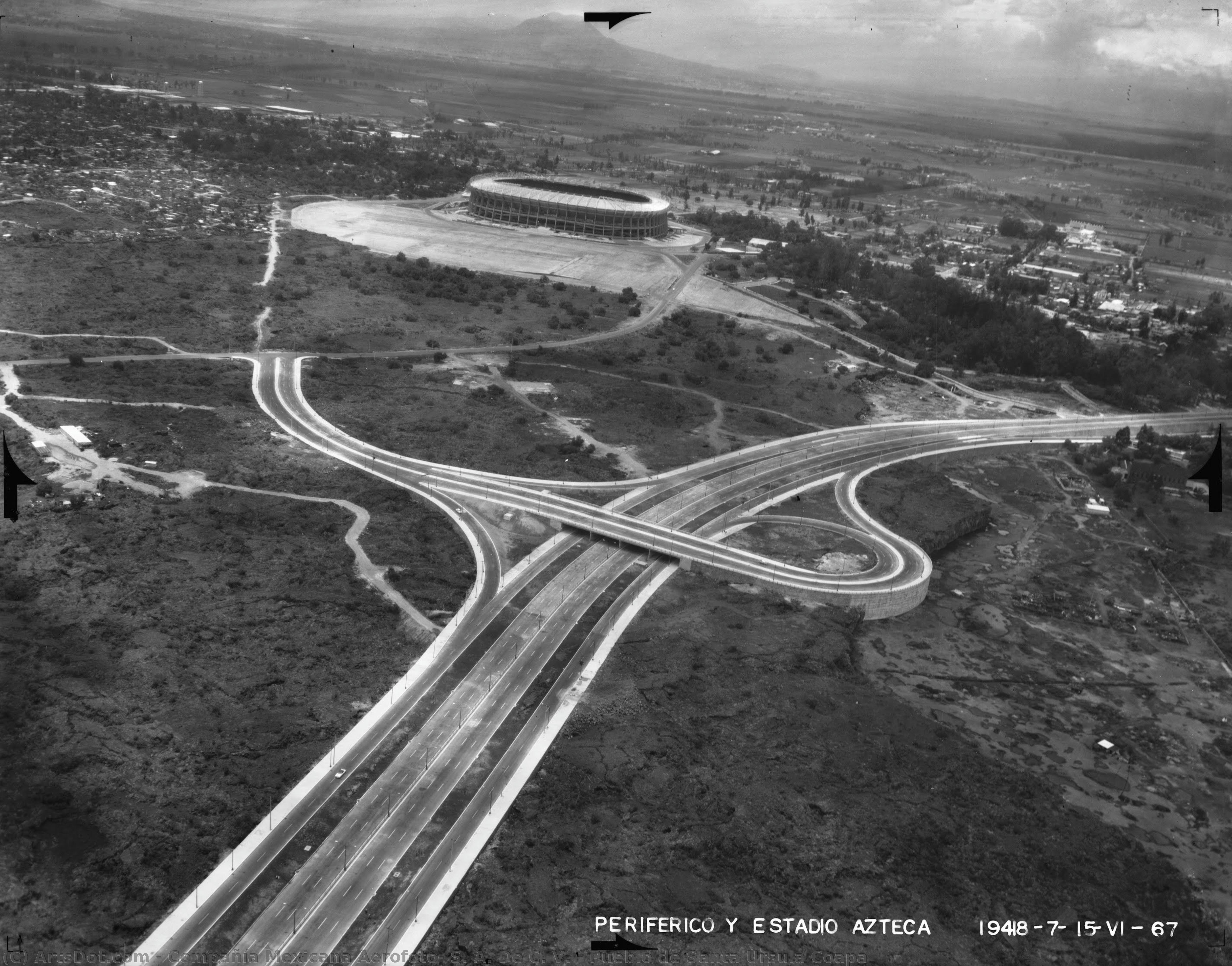 Pueblo De Santa Úrsula Coapa — Compañía Mexicana Aerofoto, S. A. De C. V.