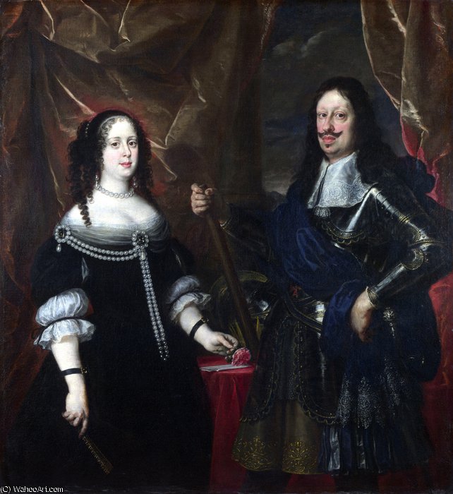 The Grand Duke Ferdinand Ii Of Tuscany And His Wife — Justus Sustermans, Joost Sustermans Or Suttermans, His Given Name Italianised To Giusto