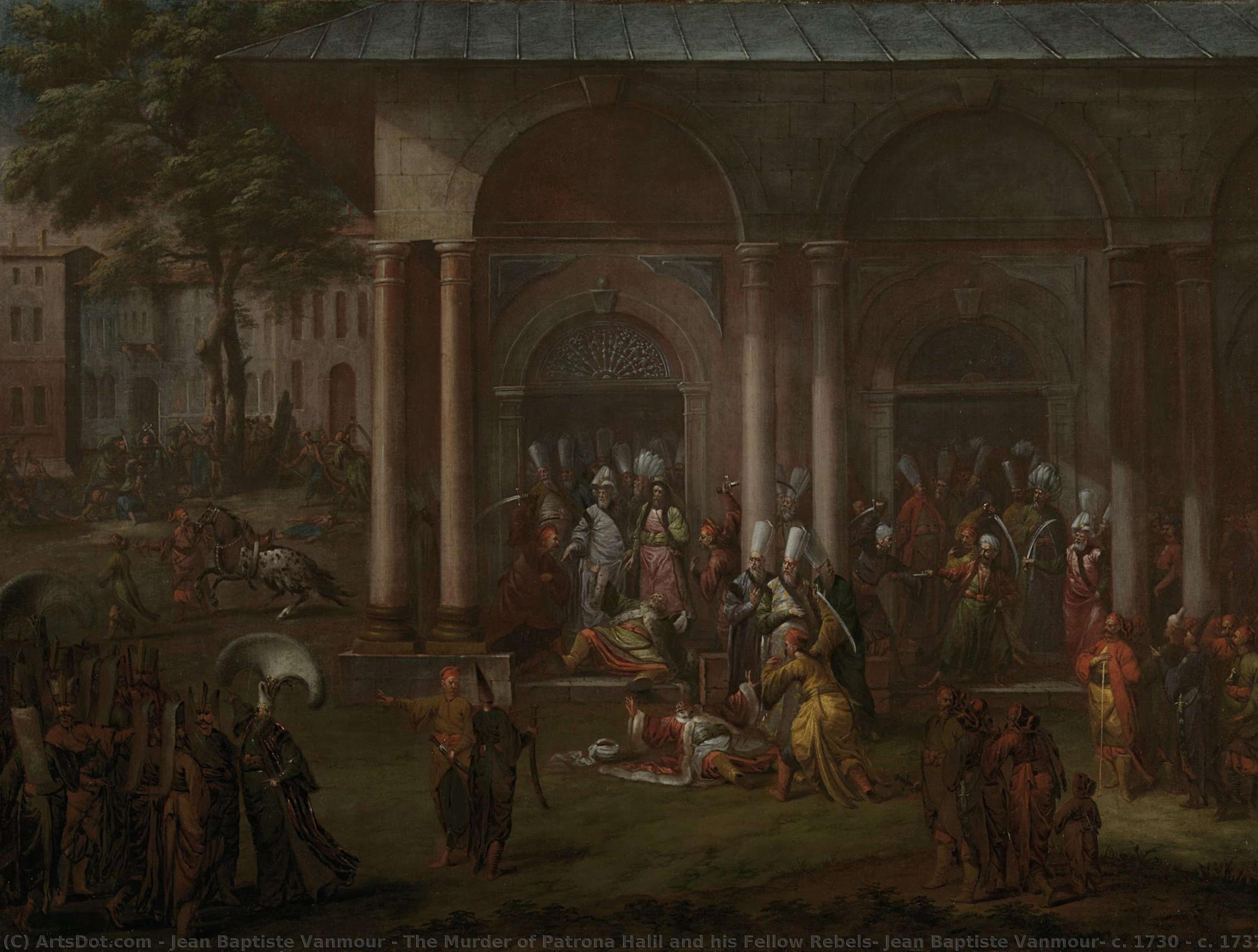 The Murder Of Patrona Halil And His Fellow Rebels, Jean Baptiste Vanmour, C. 1730 - C. 1737 — Jean Baptiste Vanmour