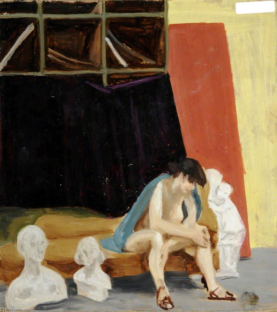Seated Nude Female (verso) — Rosamund Ross