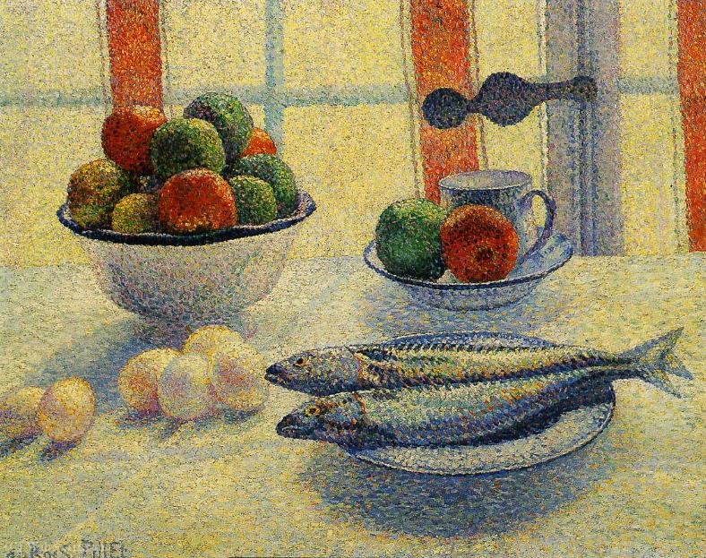Still Life With Fish — Albert Dubois Pillet