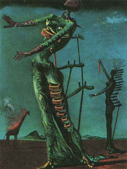 Dalí Lighted Giraffes,1936-37, Kunstmuseum,basel — Salvador Dalí