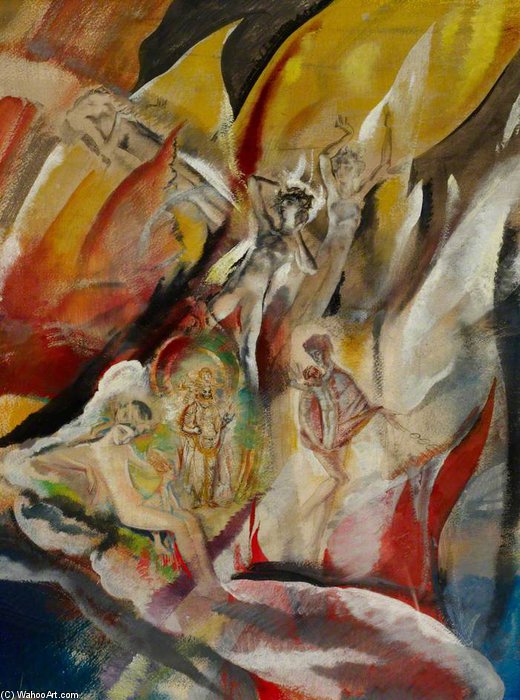 Crowds Of Small Souls In Flame — Charles Henry Sims