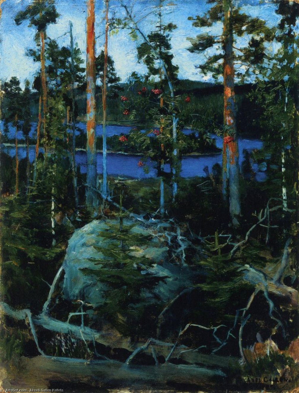 View Of Lake Jamajärvi — Akseli Gallen-kallela