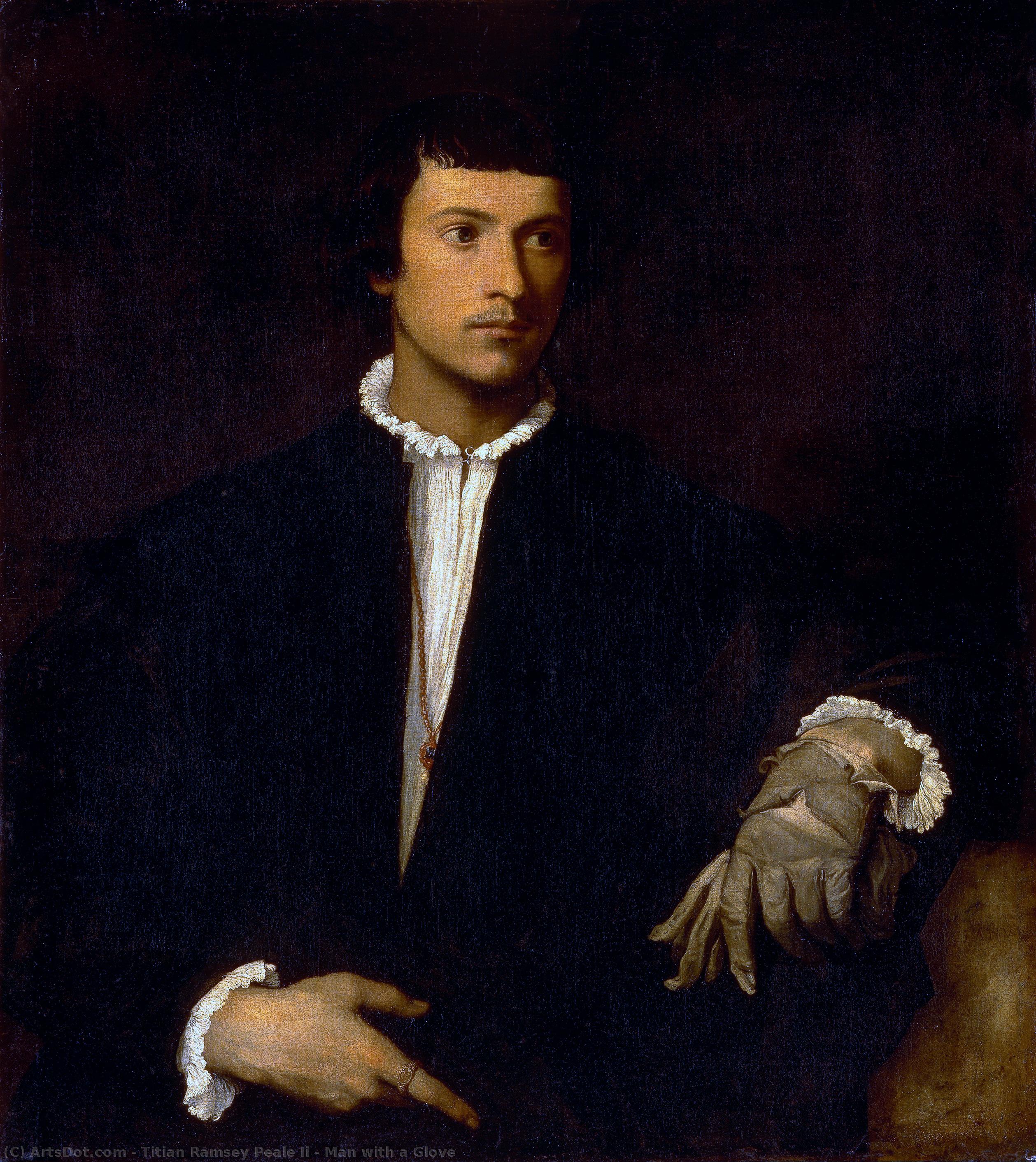 Man With A Glove — Titian Ramsay Peale Ii