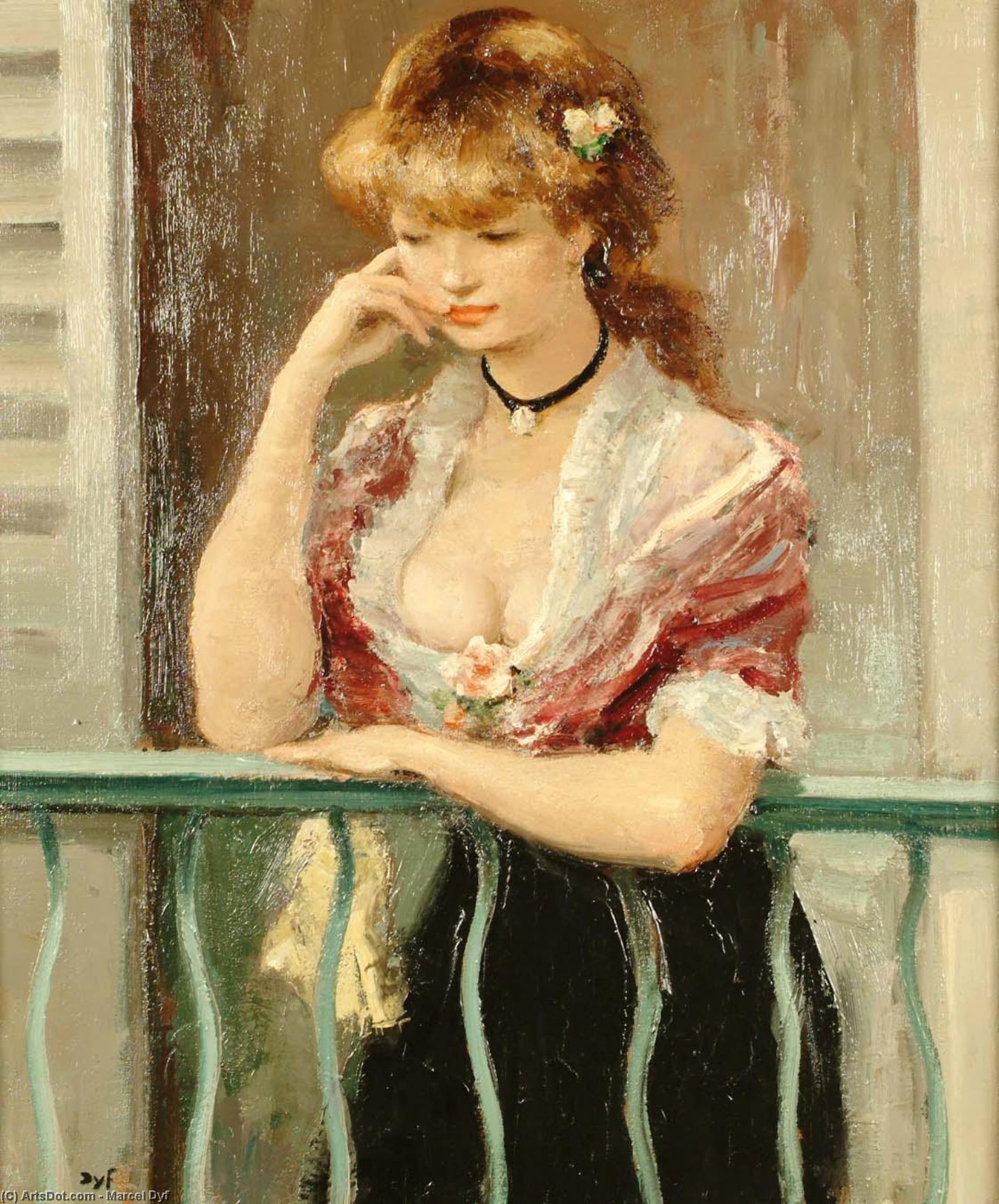 Woman On A Balcony — Марсель Диф