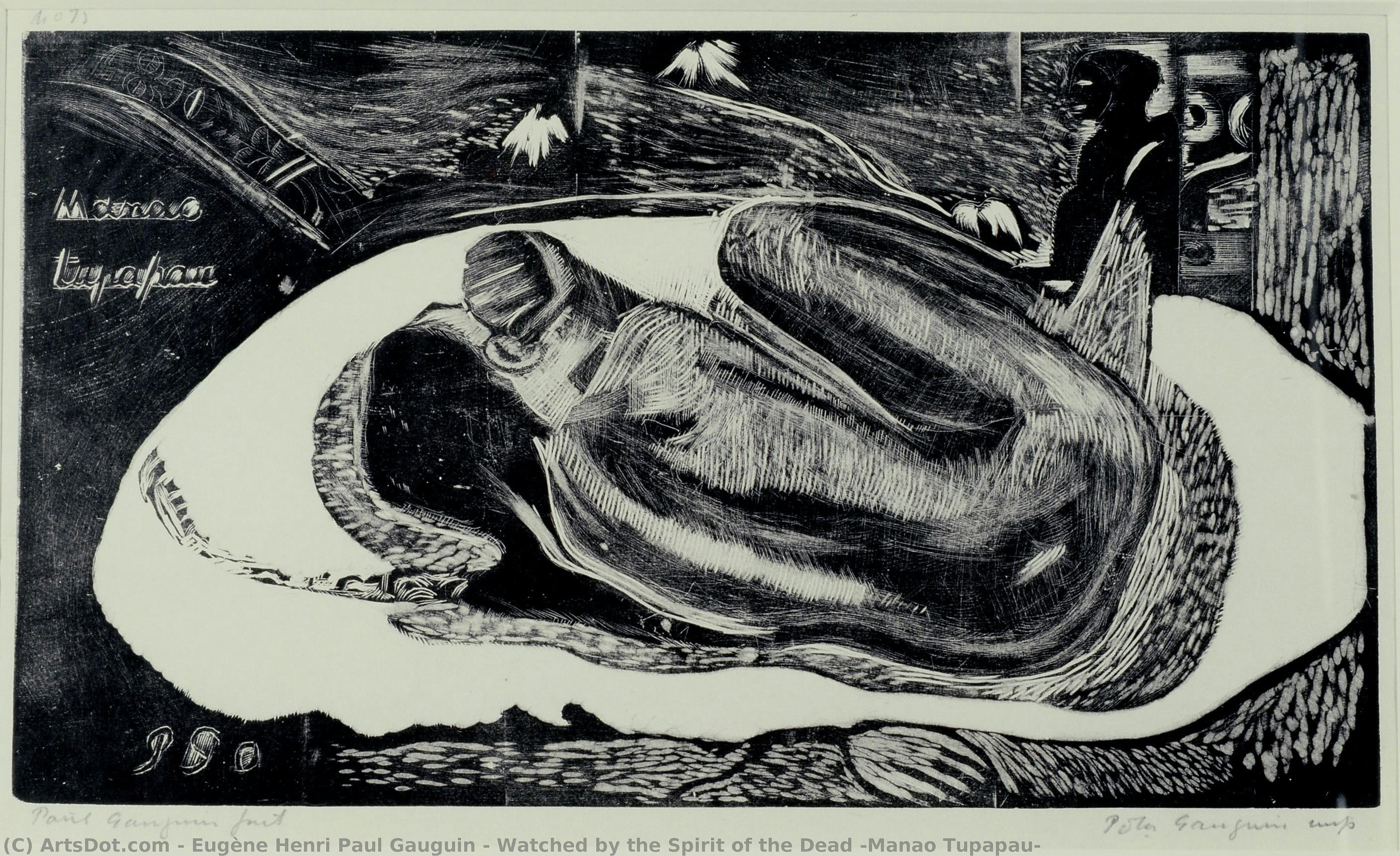 Watched By The Spirit Of The Dead (manao Tupapau) — Евгејн Жорж Паул Гаугин