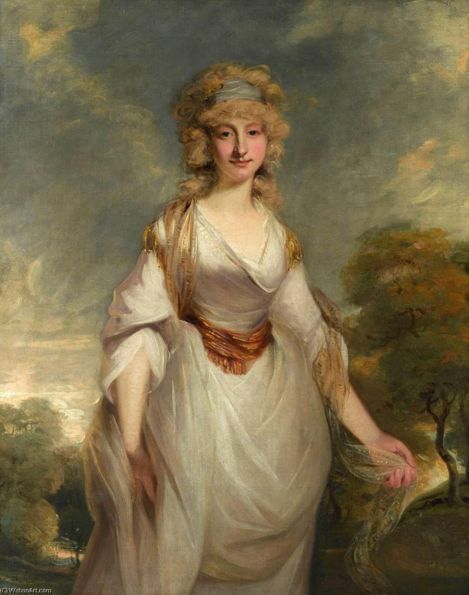 Portrait Of Lady Almeria Carpenter — Richard Cosway